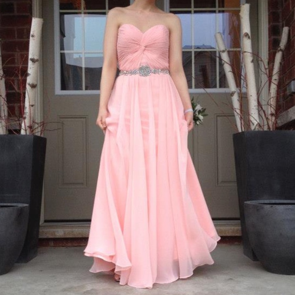 Pink prom dress